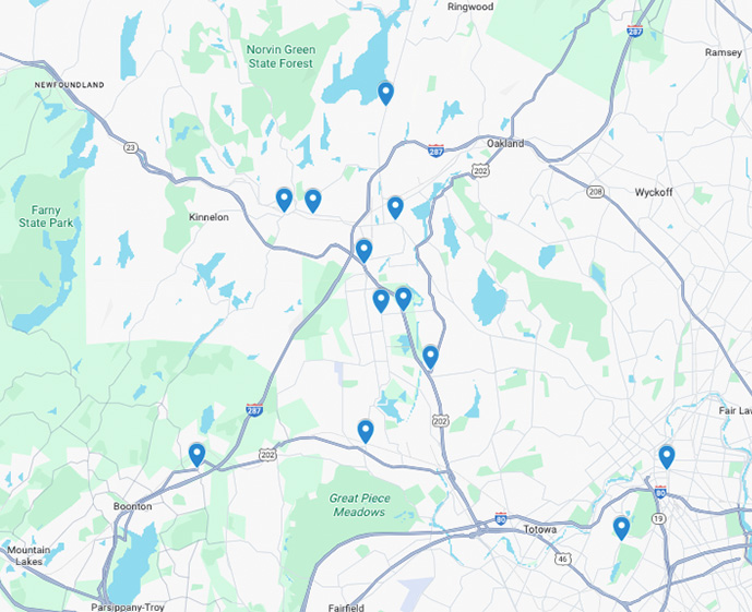 SM Heating & Air Service Map